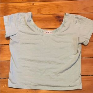 Teal Crop Top